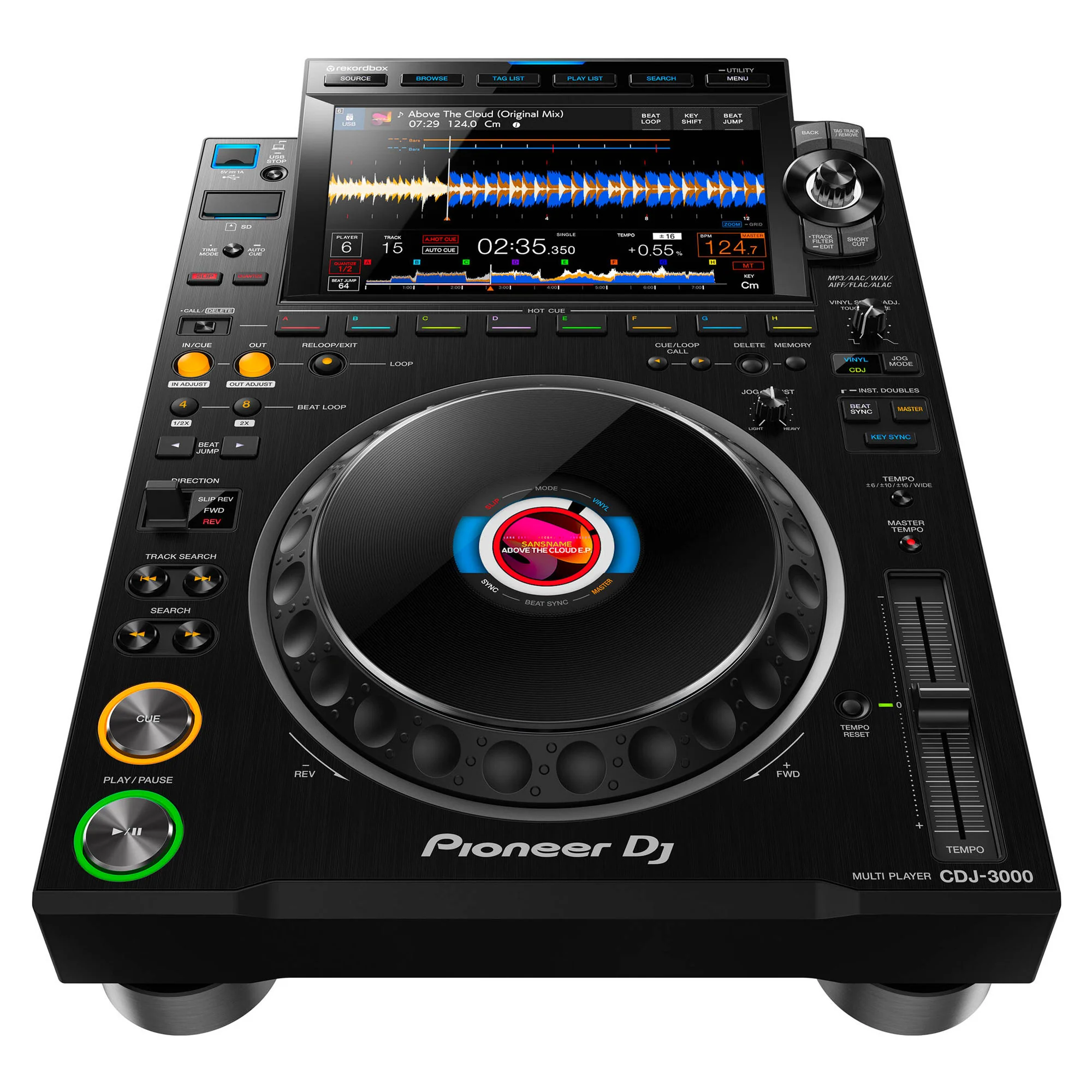 2 x Pioneer DJ CDJ-3000 Pro-DJ Multiplayer + 2 x Headliner Pro-Fit Case - Image 2