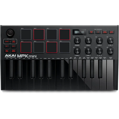 Akai Professional MPK Mini MKIII 25-Key MIDI Controller (Black) - Image 4
