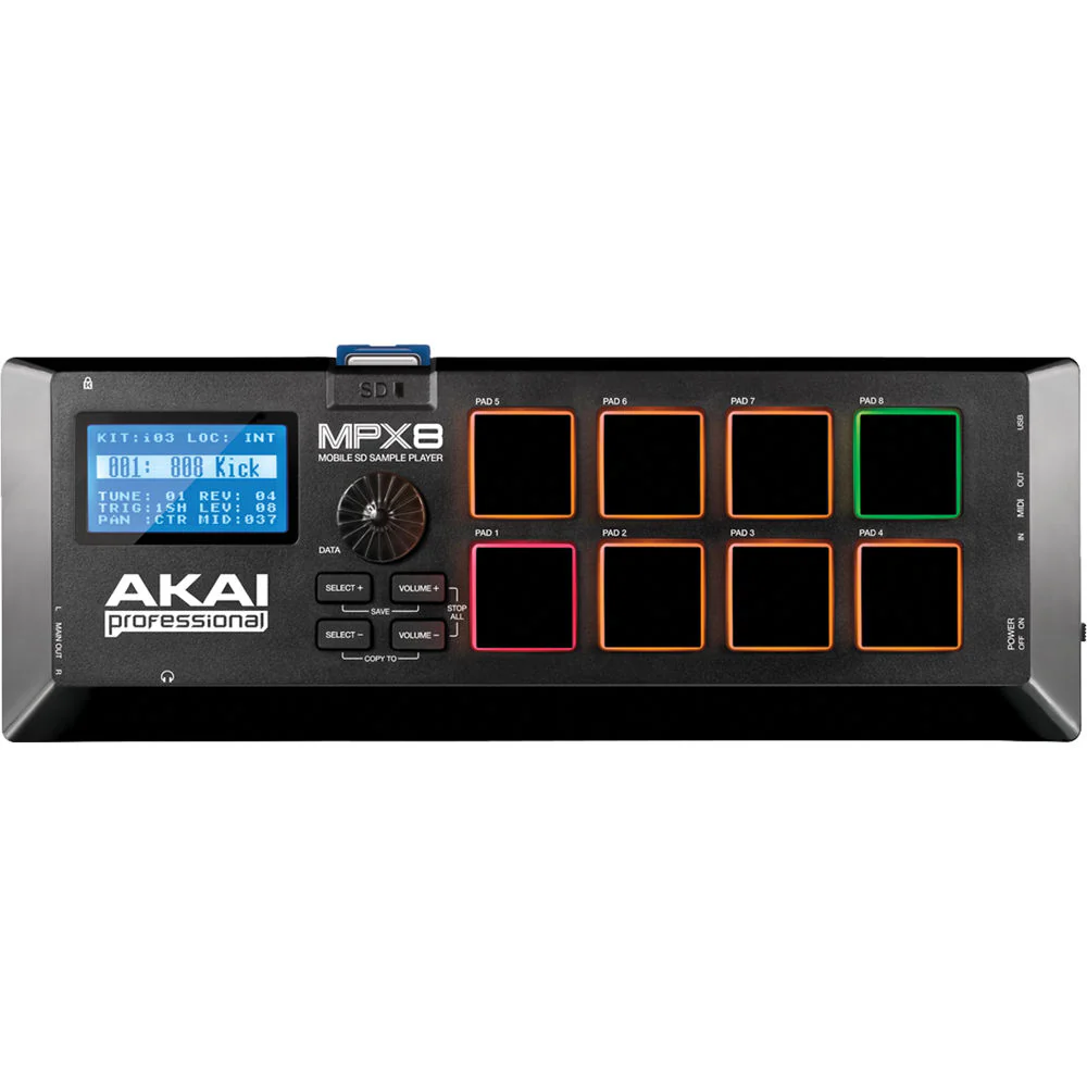 Akai Professional MPX8 SD Sample Pad Controller - Image 2