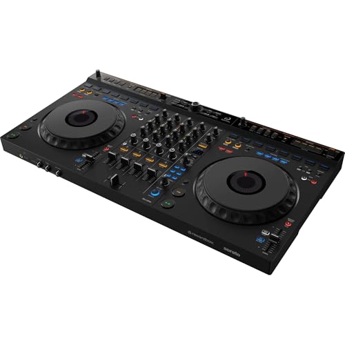 AlphaTheta DDJ-GRV6 4-Channel DJ Controller with Decksaver DDJ-GRV6 Protective Cover - Image 4