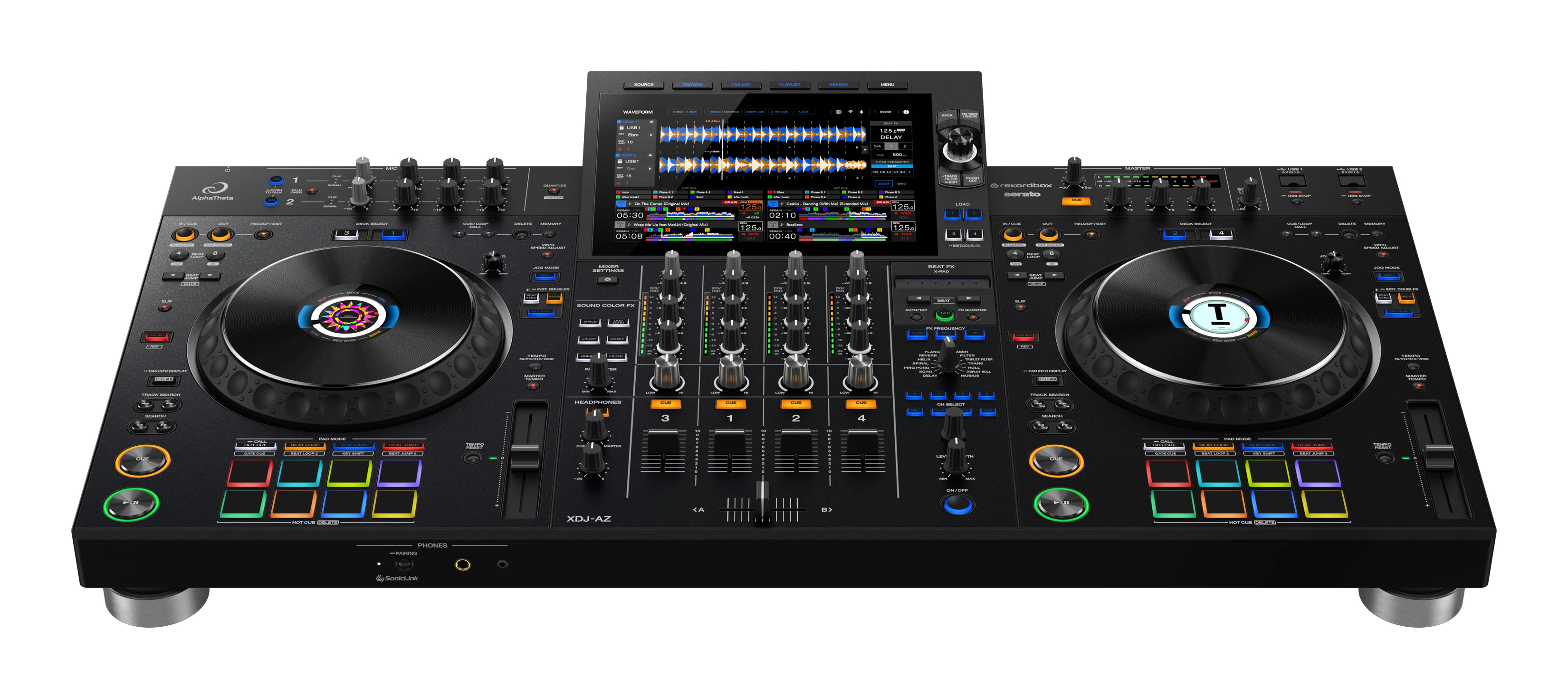 AlphaTheta XDJ-AZ All-in-one DJ system + Decksaver Dust Cover - Image 2