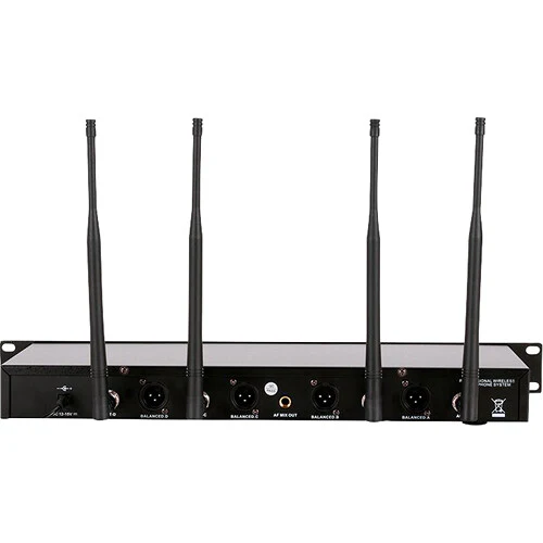 American DJ WM-419 Four-Channel UHF Wireless Handheld Microphone System (540 to 590 MHz) - Image 3