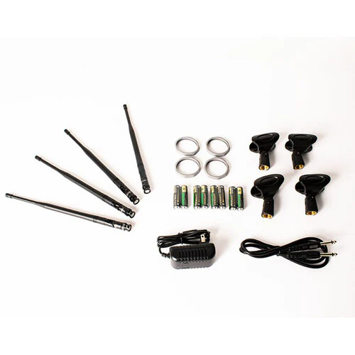 American DJ WM-419 Four-Channel UHF Wireless Handheld Microphone System (540 to 590 MHz) - Image 4