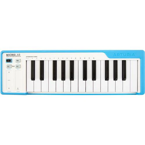 Arturia MicroLab - Compact USB-MIDI Controller (Blue) - Image 2