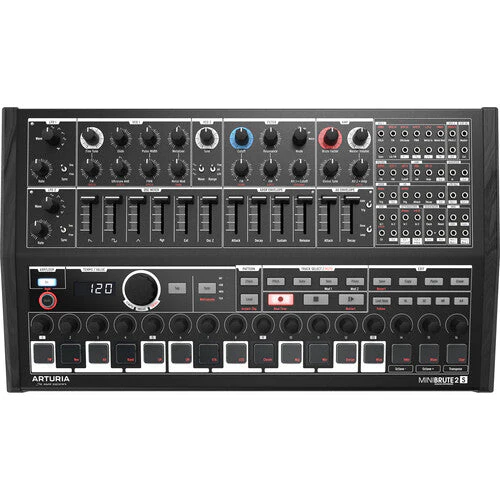 Arturia MiniBrute 2S Special Edition Noir Semi-Modular Analog Synthesizer/Sequencer (Black) (Open Box) - Image 2