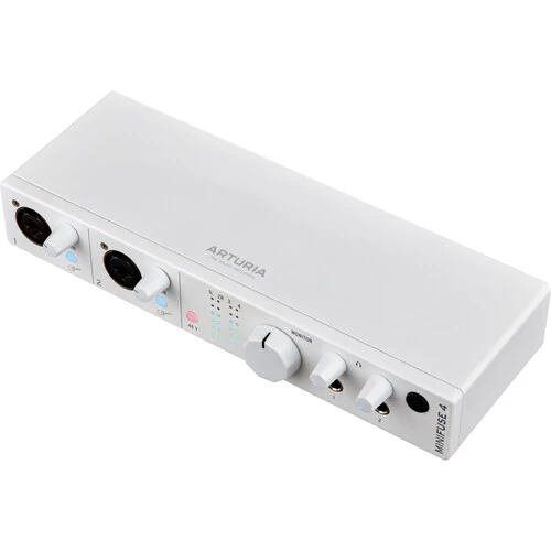 Arturia MiniFuse 4 USB-C Audio Interface, White (Open Box) - Image 2