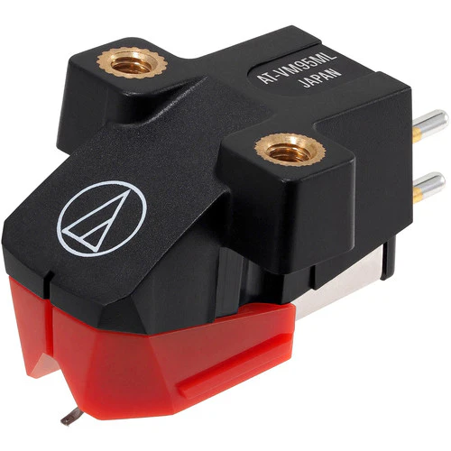 Audio-Technica AT-VM95ML Dual Moving Magnet Turntable Cartridge Red (Open Box) - Image 2