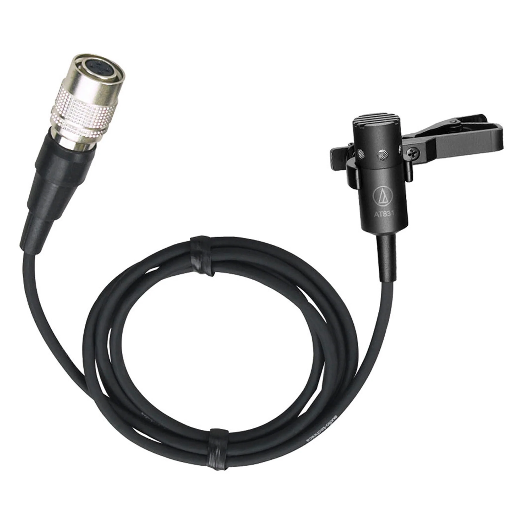 Audio-Technica AT831cW Cardioid Condenser Clip-On Lavalier Mic Terminated with locking 4-pin connector for A-T UniPak® body-pack wireless transmitters - Image 2