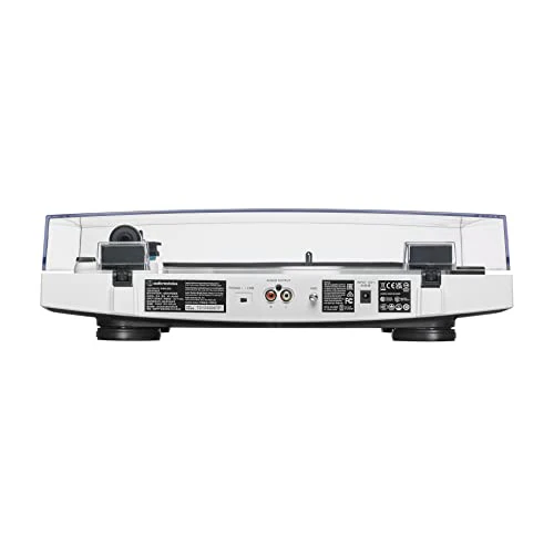Audio-Technica Consumer AT-LP3XBT Fully Automatic Two-Speed Turntable with Bluetooth (White) - Image 3