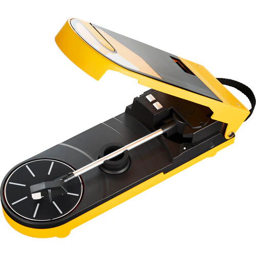 AudioTechnica AT-SB727 Sound Burger Portable Turntable with Bluetooth (Yellow) (Open Box) - Image 5