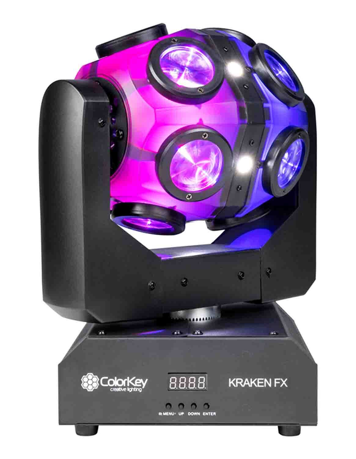 Colorkey CKU-1070 Kraken FX Energizing QUAD Color LED Effect Light with Built in Blinder (Open Box) - Image 2