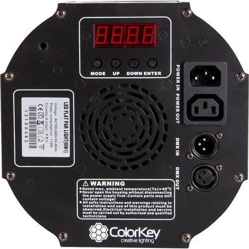 ColorKey WaferPar HEX 12 MKII RGBAW+UV LED Wash Light - Image 3