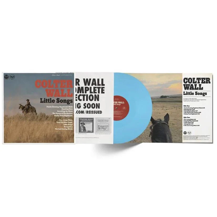 Colter Wall Little Songs (Indie Exclusive opaque baby blue color vinyl) - Image 2