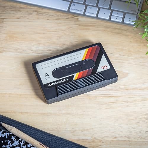 Crosley CR3045BK-CS Cassette Tape Portable Wireless Bluetooth Speaker, Classic Black - Image 3