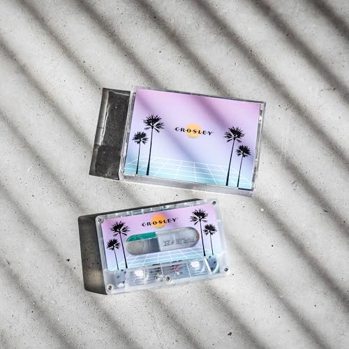 Crosley CR3045TL-VW Cassette Tape Portable Wireless Bluetooth Speaker, Vaporwave Translucent - Image 6