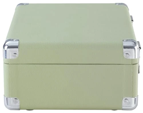 Crosley CR3505A-MT Cruiser Retro Portable CD Player with Stereo Bluetooth Speakers and FM Radio, Mint - Image 4