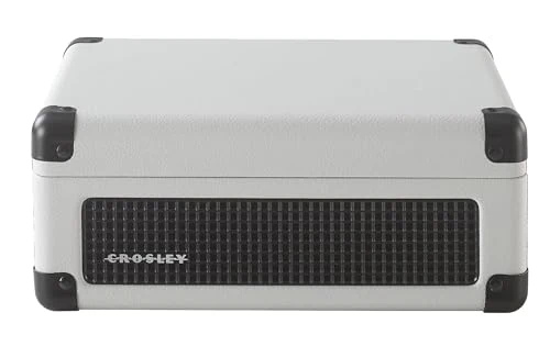 Crosley CR3505DP-WF Cruiser Retro Portable CD Player with Stereo Bluetooth Speakers and FM Radio, White Farmhouse - Image 4