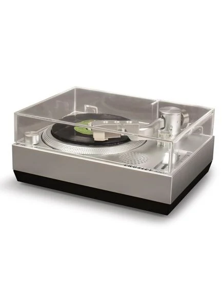 Crosley CR6037A-SI RSD3 Mini Turntable for 3-inch Vinyl Records, Silver - Image 2