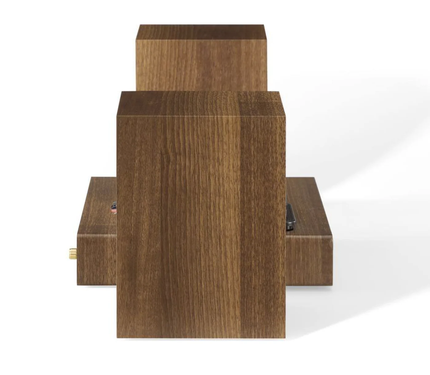 Crosley CR7019A-WA Alto 3-Speed Turntable Shelf System with Bluetooth, FM Radio, and Matching Stereo Speakers, Walnut - Image 3