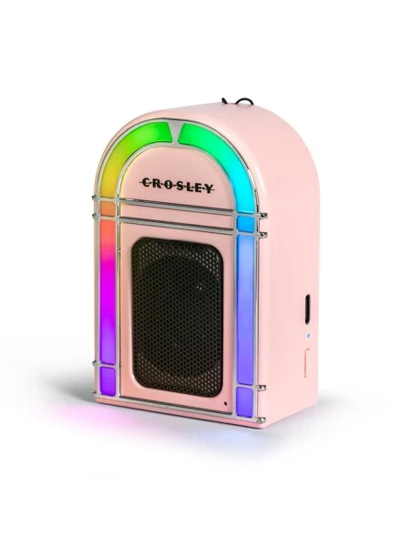 Crosley - Mini Jukebox Portable Bluetooth Speaker - Pink