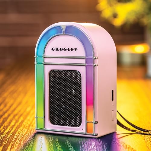 Crosley - Mini Jukebox Portable Bluetooth Speaker - Pink - Image 2