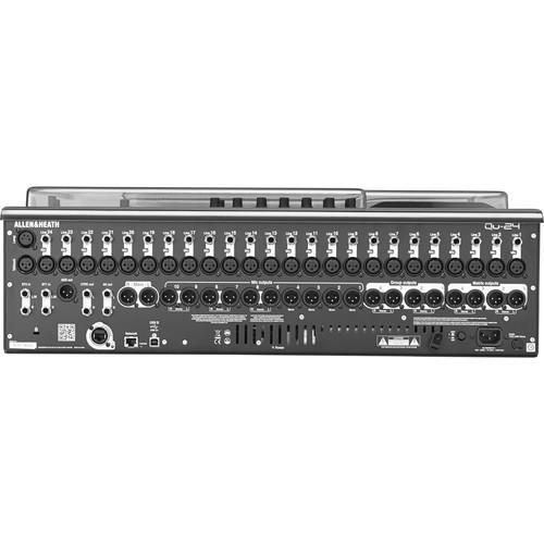 Decksaver Cover for Allen & Heath QU-24 Mixer (Smoked/Clear) - Image 2