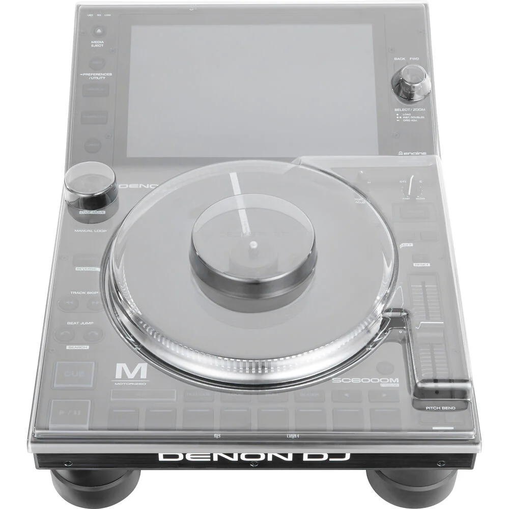 Decksaver Cover for Denon SC6000M/SC6000 Prime Media Player (Smoked Clear) - Image 3