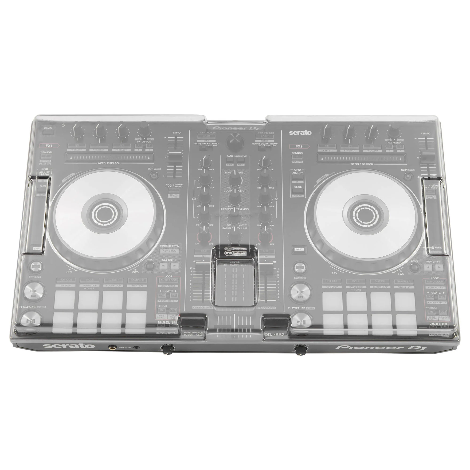 Decksaver Cover for Pioneer DDJ-SR2 and DDJ-RR Smoked/Clear (Open Box)