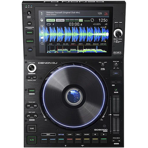 Denon DJ SC6000 Prime Professional Dual-Layer Media Player with 10.1" Multi-Touch Display + Decksaver Dust Cover - Image 2