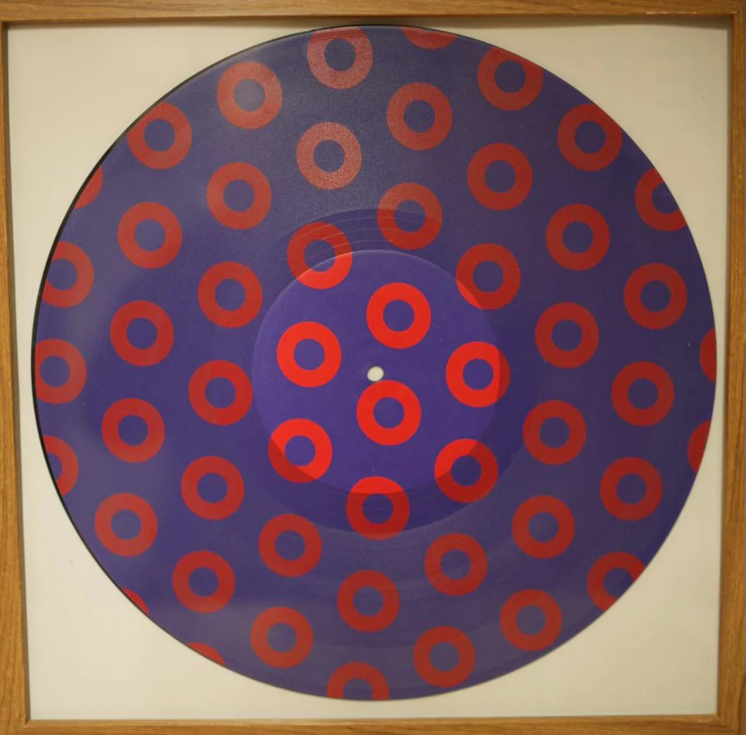 Phish Donut 01 12" Vinyl Wall Art With Frame - Image 2