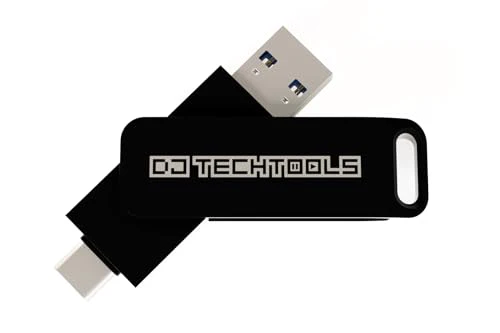 DJ TechTools Chroma USB Drive, Dual USB-A/USB-C, High-Speed USB 3.2 for Rekordbox (Black, 128, GB) - Image 2