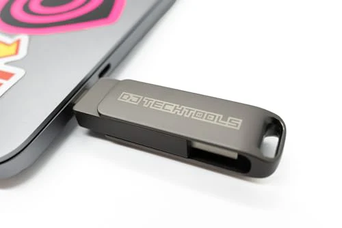 DJ TechTools Chroma USB Drive, Dual USB-A/USB-C, High-Speed USB 3.2 for Rekordbox (Space Gray, 256, GB) - Image 3