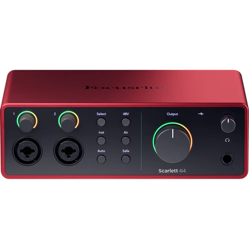 Focusrite Scarlett 4i4 USB-C Audio/MIDI Interface (4th Generation) - Image 5
