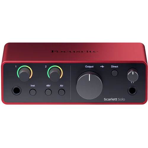 Focusrite Scarlett Solo USB-C Audio Interface (4th Generation) (Open Box) - Image 3