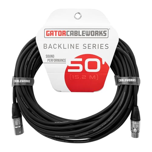 Gator Backline Series XLR Microphone Cable (50') - Image 2