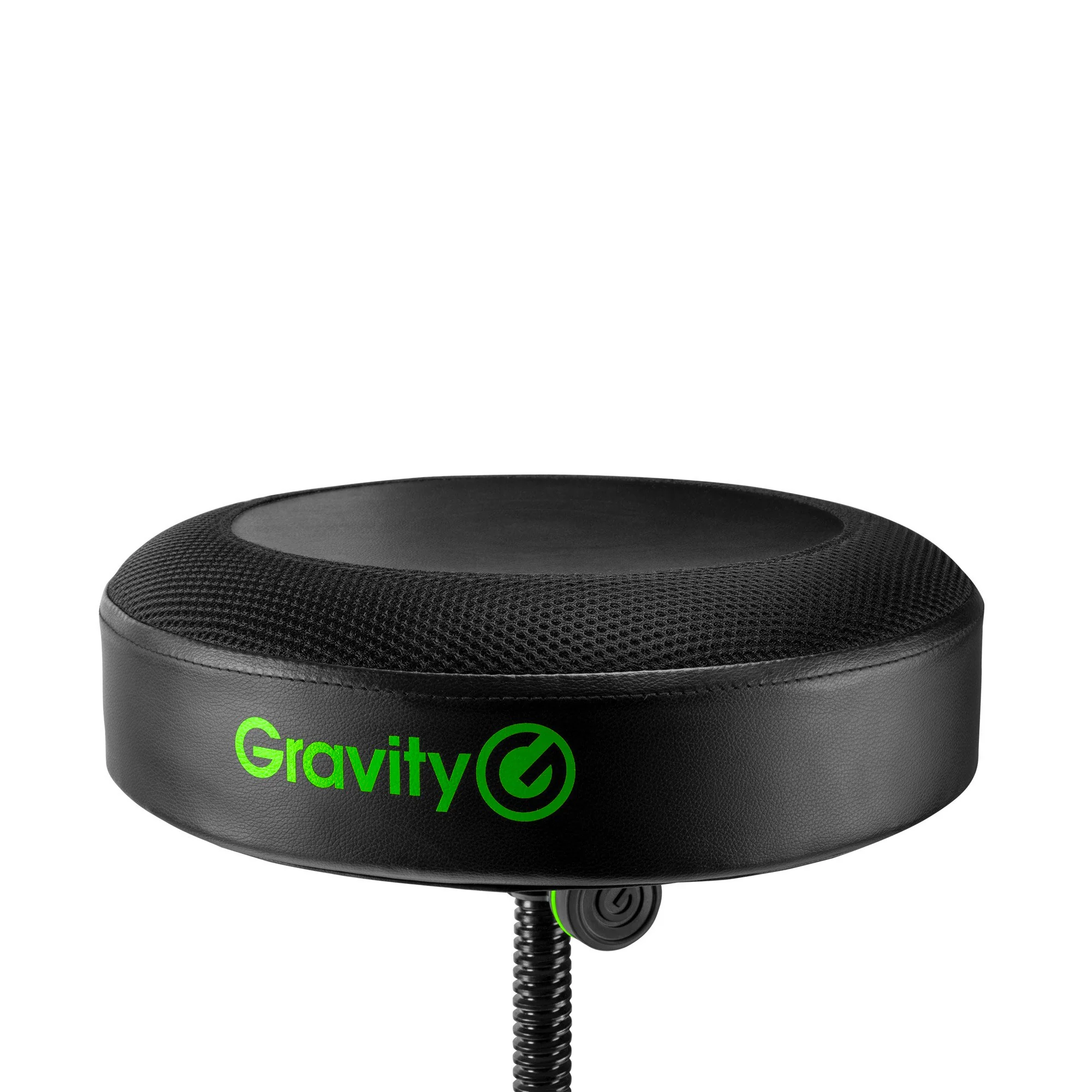 Gravity FD SEAT 1 Round Musicians Stool Foldable, Adjustable Height, Black (GFDSEAT1) (Open Box) - Image 5