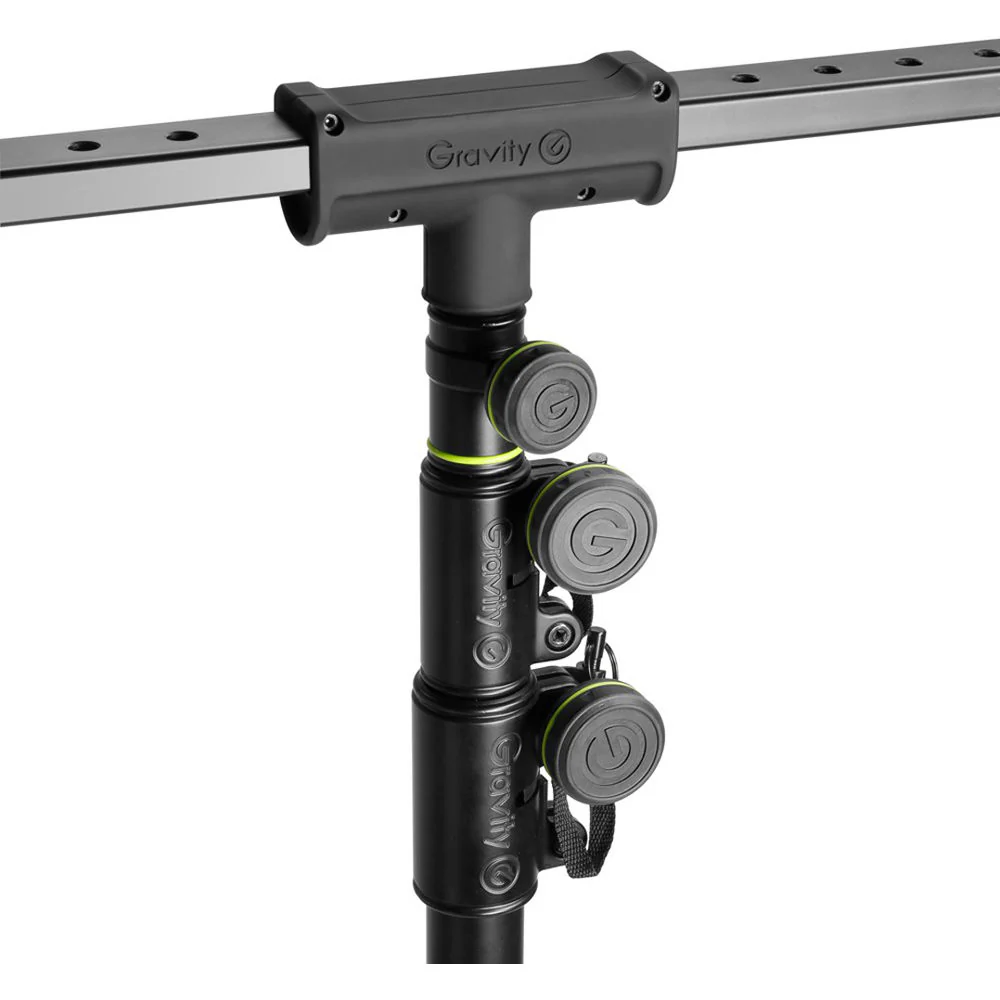 Gravity Stands Lighting Stand with T-Bar (Small, 8.2') GLSTBTV17 - Image 3
