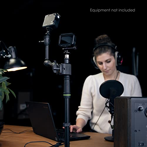 Gravity Stands Microphone Pole with Table Clamp and Boom Arm - Image 5