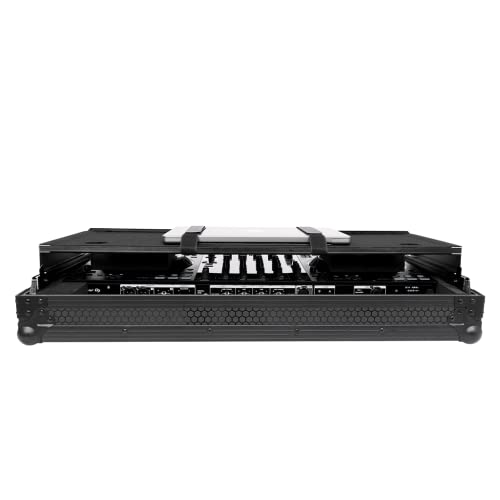 Headliner Flight Case with Laptop Platform for Pioneer DDJ-FLX10 and DDJ-1000SRT (All Black) - Image 2
