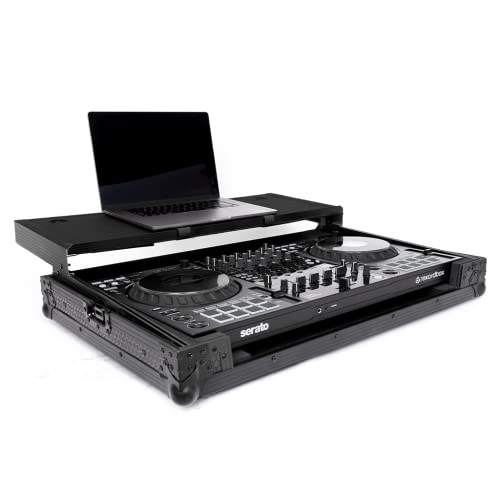 Headliner Flight Case with Laptop Platform for Pioneer DDJ-FLX10 and DDJ-1000SRT (All Black) - Image 3