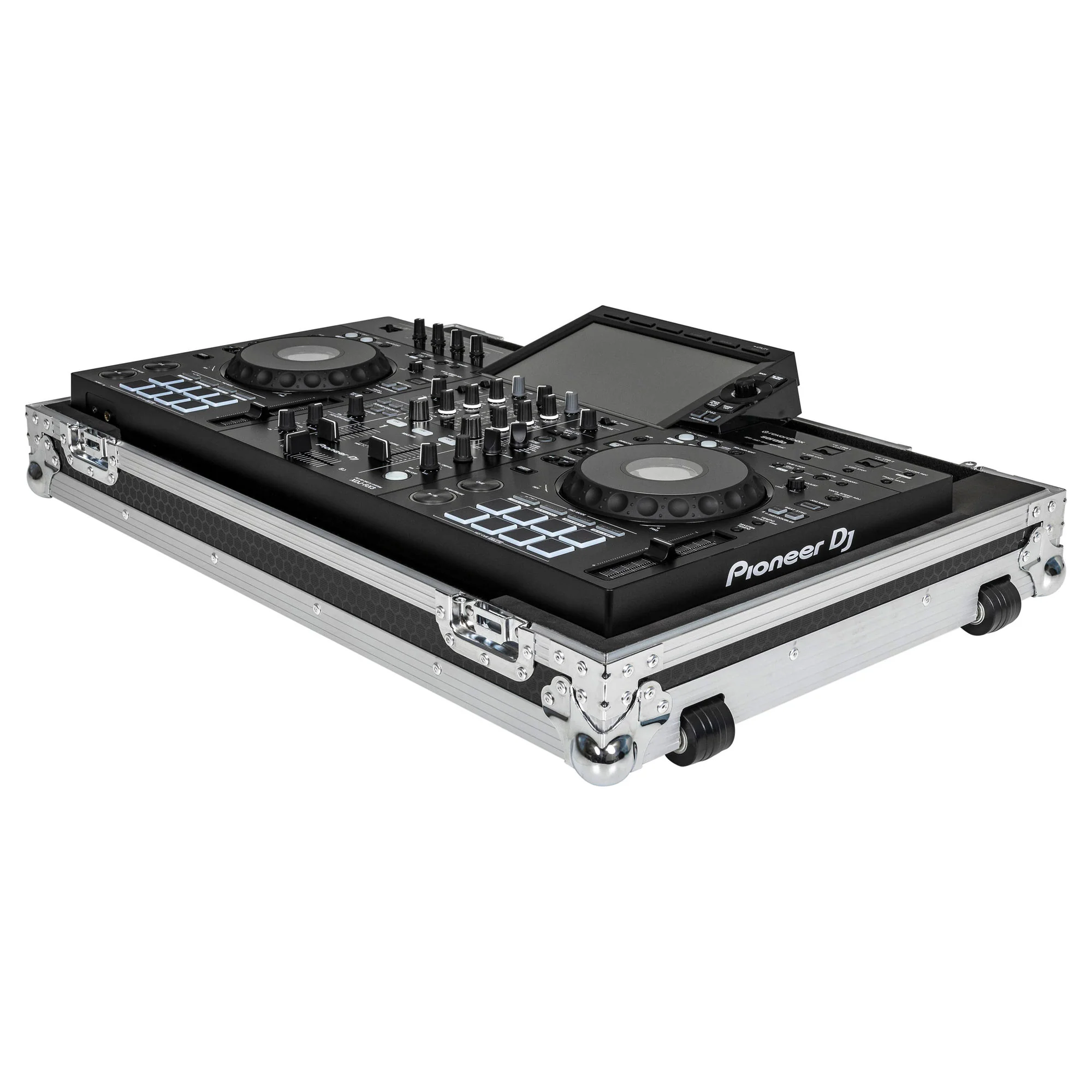 Headliner Low Profile Flight Case with Wheels, Compatible with XDJ-RX3, Black (HL10006) - Image 6