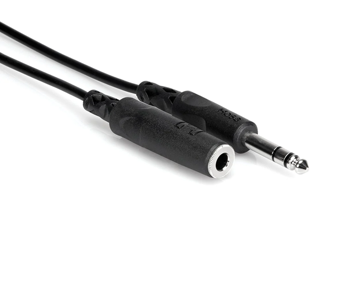 Hosa Headphone Extension Cable 1/4 in TRS to 1/4 in TRS