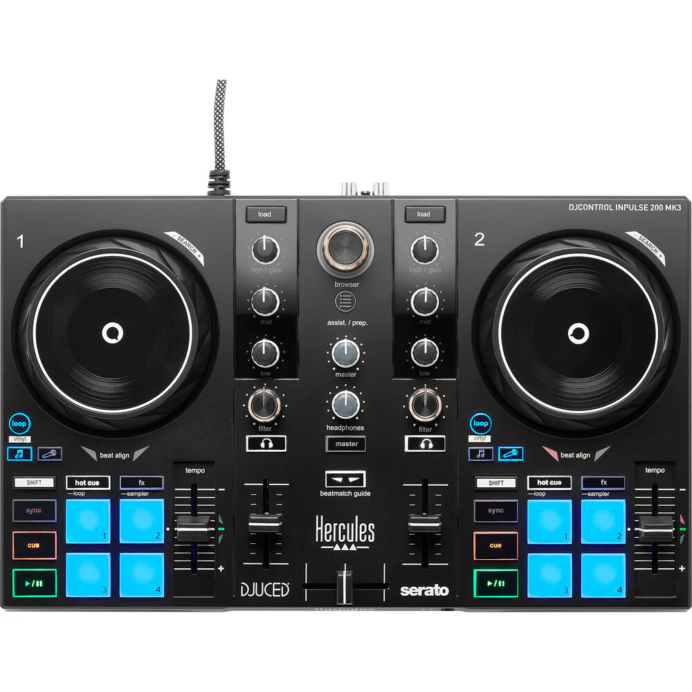 Hercules DJControl Inpulse 200 MK3 DJ Controller - Image 3