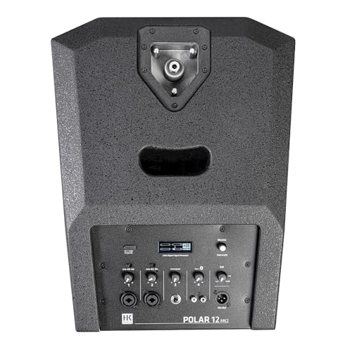HK AUDIO Polar 12 MK2 2000W Powered Column PA with 12" Sub, Black (No Box) - Image 3