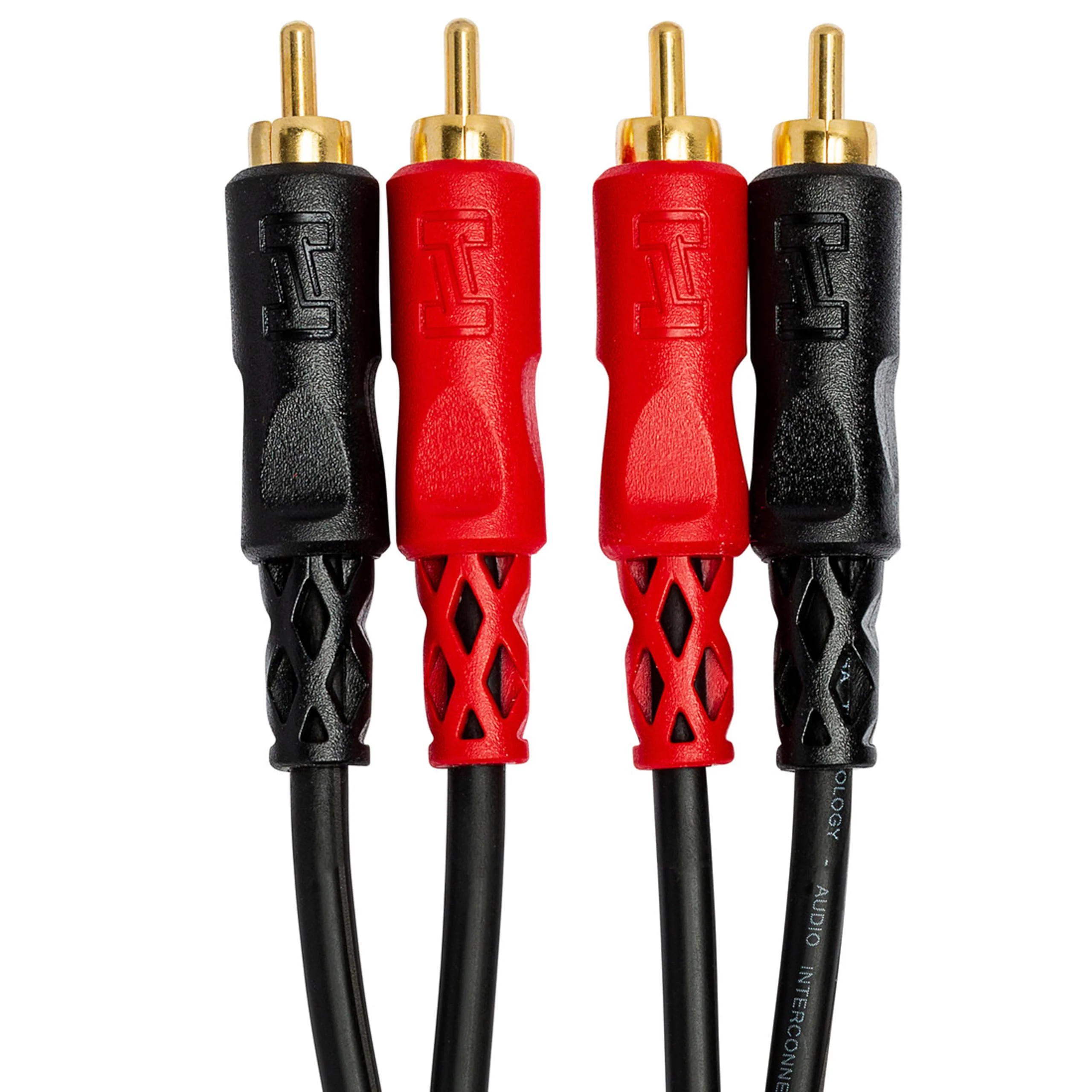 Hosa Technology 2 RCA Male to 2 RCA Male Dual Cable (Gold Contacts) - 10' - Image 2