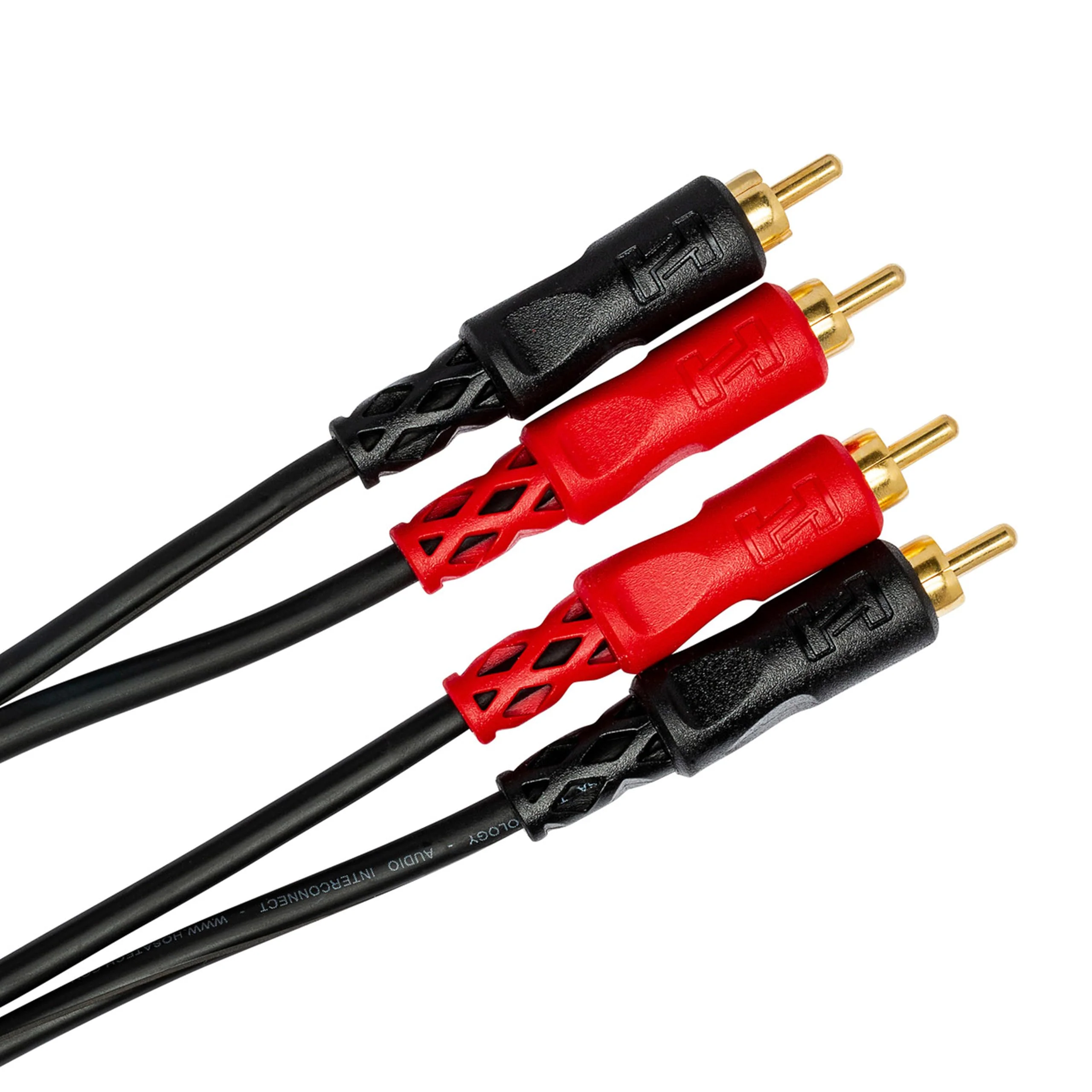 Hosa Technology 2 RCA Male to 2 RCA Male Dual Cable (Gold Contacts) - 10' - Image 4