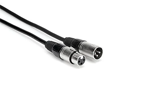 Hosa Technology 3-Pin XLR Male to 3-Pin XLR Female DMX512 Cable (15')