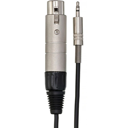 Hosa Technology Low to High Impedance Matching Transformer with XLR Female to Stereo 3.5mm TRS Male Connector - Image 3