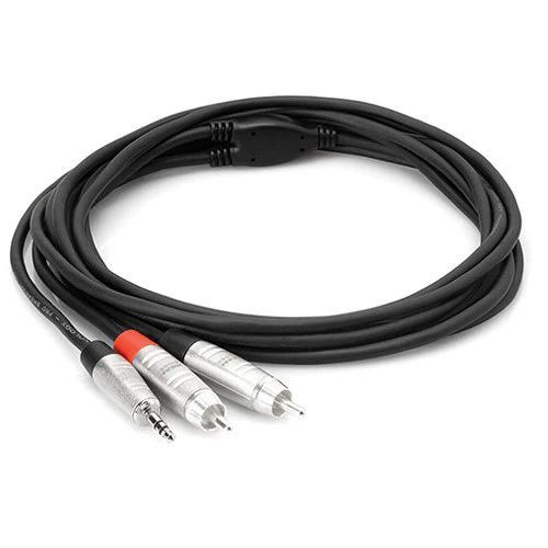 Hosa Technology REAN 3.5mm TRS to Dual RCA Pro Stereo Breakout Cable (6') - Image 2