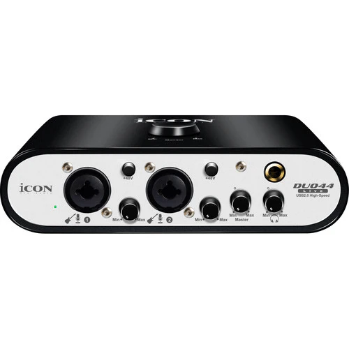 Icon Pro Audio Duo44 Live 4x4 Livestream USB Audio/MIDI Interface (Open Box) - Image 3